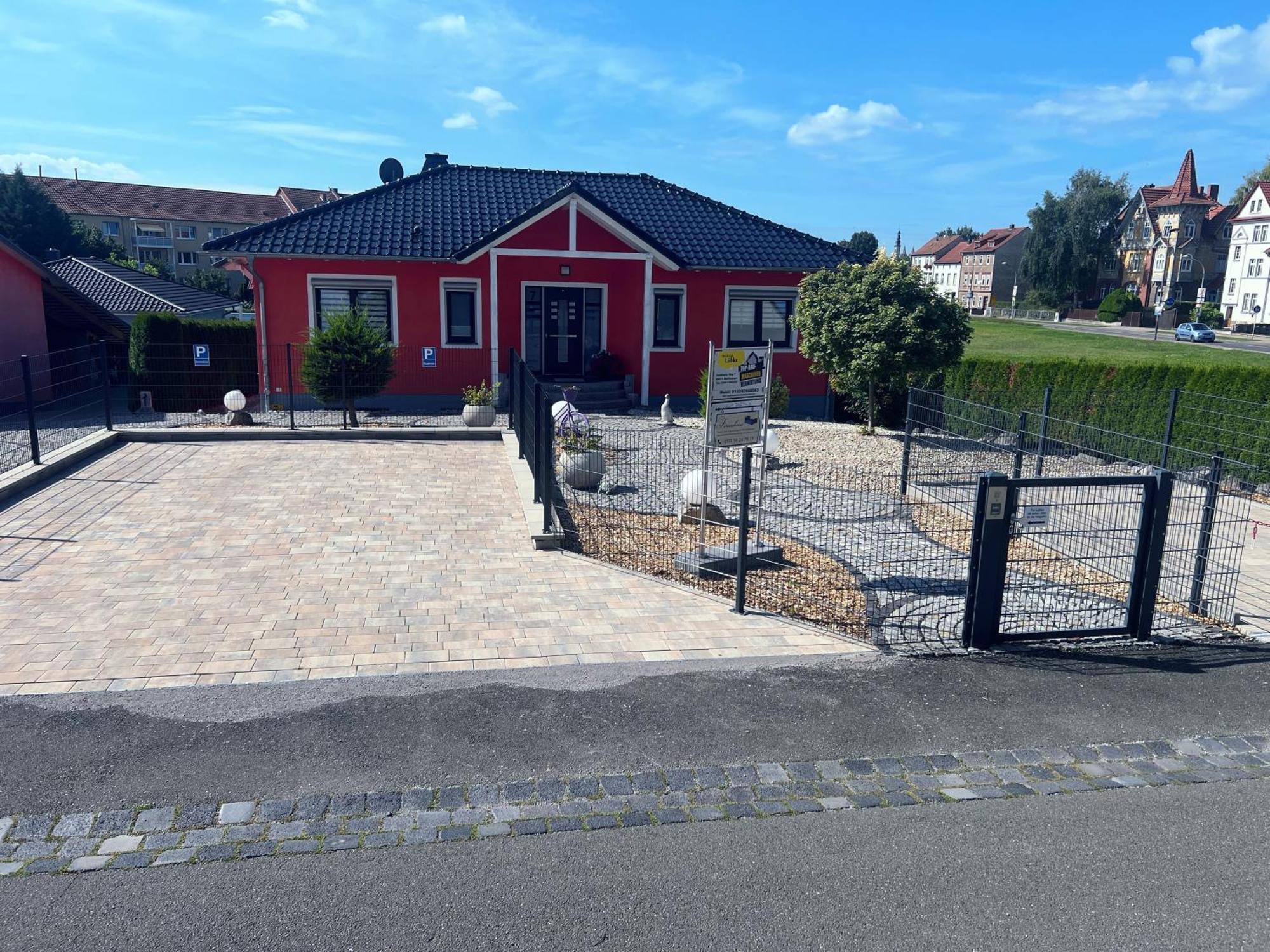 Ferienhaus Luebke, Gartenblick Mühlhausen Dış mekan fotoğraf